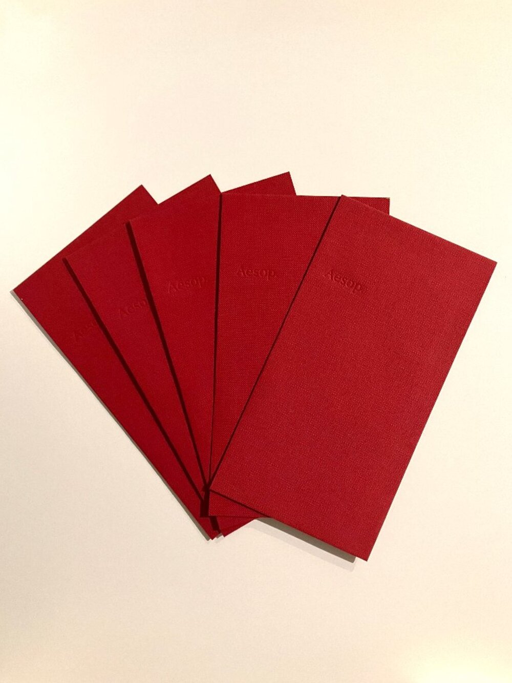 Aesop Chinese New Year Lucky Red Envelopes - Set of 5